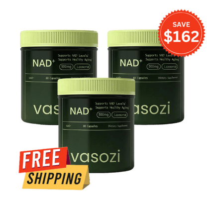 Get this One-Time-Only Special Offer and more of our Vasozi NAD+ for a 50% additional discount