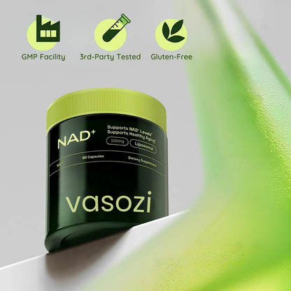 Get this One-Time-Only Special Offer and more of our Vasozi NAD+ for a 50% additional discount