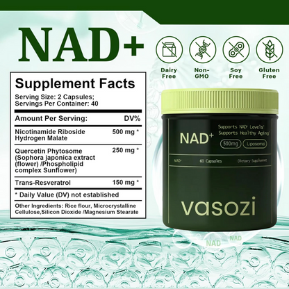Get this One-Time-Only Special Offer and more of our Vasozi NAD+ for a 50% additional discount